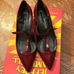 Via spiga women dress shoes size 6 color red
